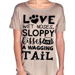 Love Wet Noses T-shirt